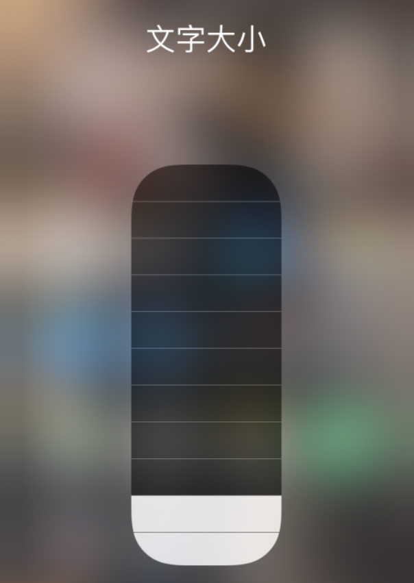 观山湖苹果手机维修分享小技巧：在 iPhone 控制中心快速调节字体大小 